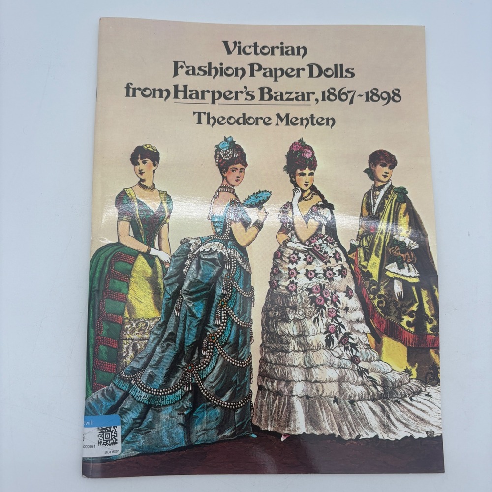 Victorian Fashion Paper Dolls Harper's Bazar 1867-1898 Theodore Menten Dover